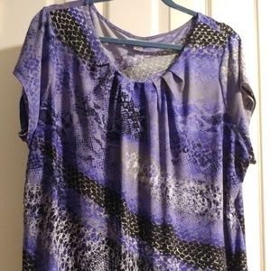 Worthington Snake Skin Blouse